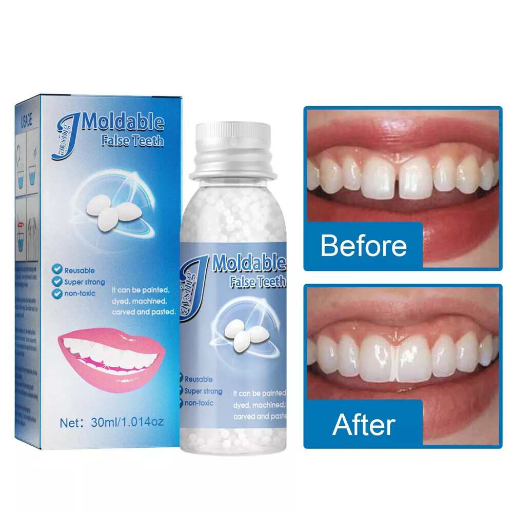 Resin False Teeth Solid Glue Temporary Tooth Repair Moldable Teeth Gap Denture