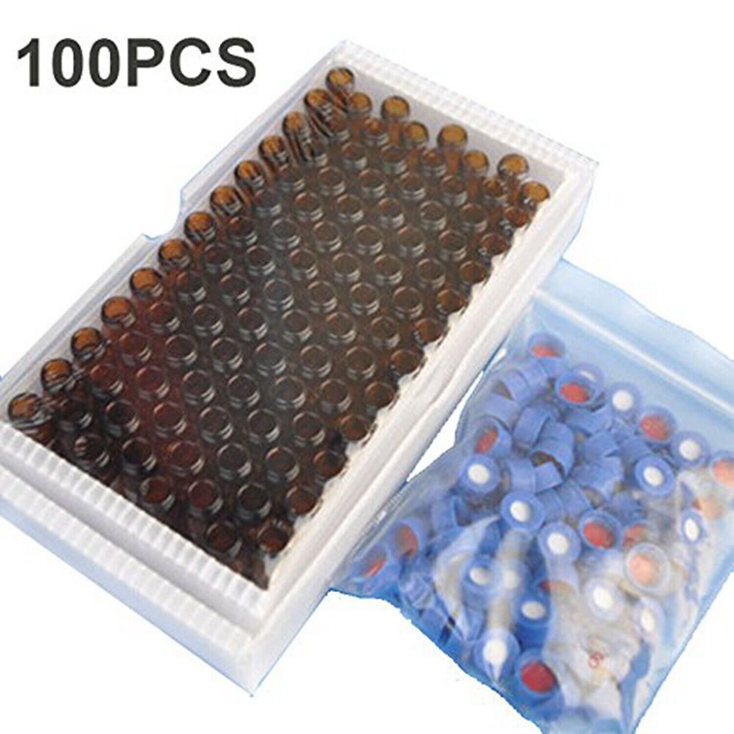 1000x 2mL HPLC Vials 9mm Screw Caps +Sterile PES 0.22μm 33mm Syringe Filters LAB