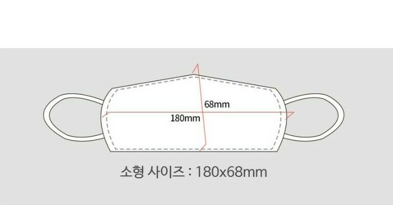 10PCS MHCARE Adjustable Age 4~10 KF94 KIDS Korean Face Mask Made in Korea Covers