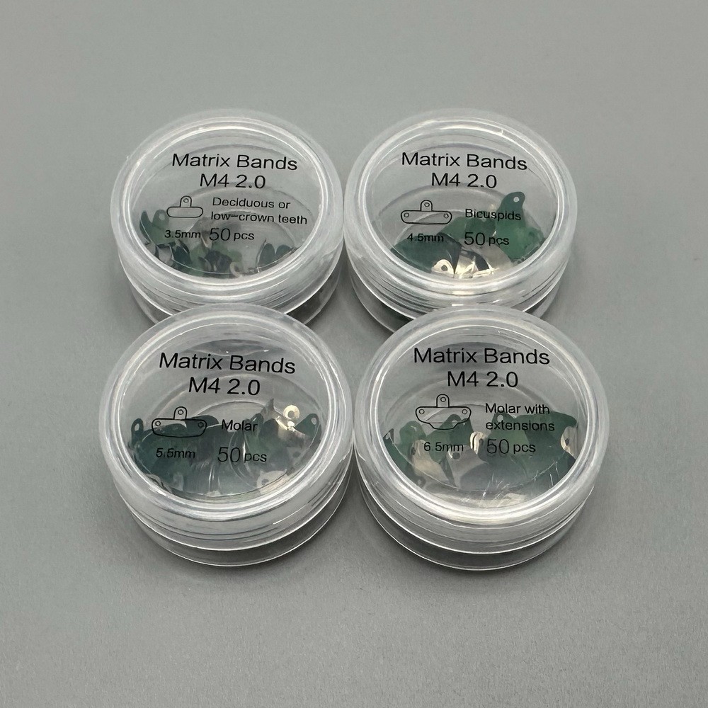 Dental Matrix Bands Ring Sectional Matrice Matrix M4 2.0 3.5/4.5/5.5/6.5mm
