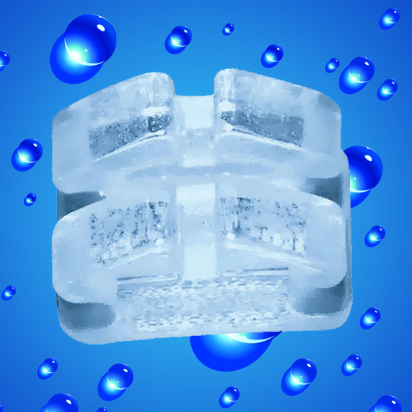 J&J Ortho™ CLARO™ Crystal Sapphire Orthodontic Bracket(20 Brackets) Hubit