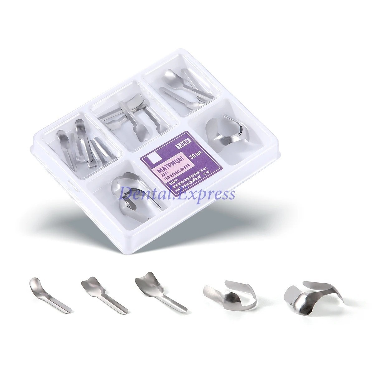 Dental Matrix Bands Anterior Proximal Strips Sectional Contoured Twin Matrices