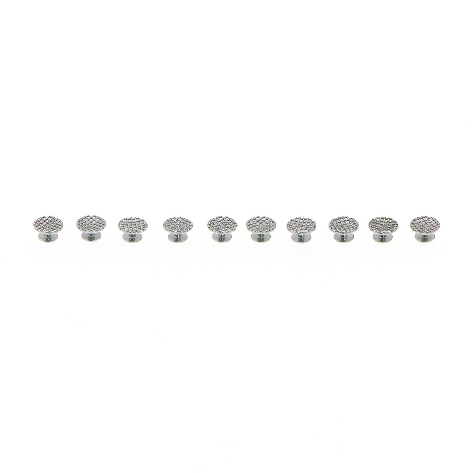 US Dental Orthodontic Metal Lingual Button Bondable Round Mesh Base 10Pcs/Pack
