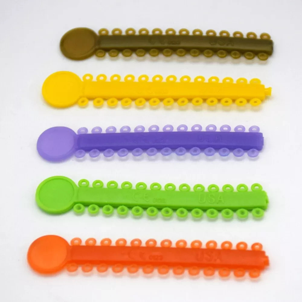 1040Pcs Orthodontic Ligas De Para Bracket Ligaduras Elastomeric Ligature Tie
