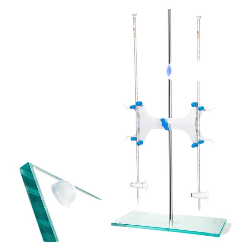 Lab Support Stand: Marble Base for Titrator with Plastic Burette Holder