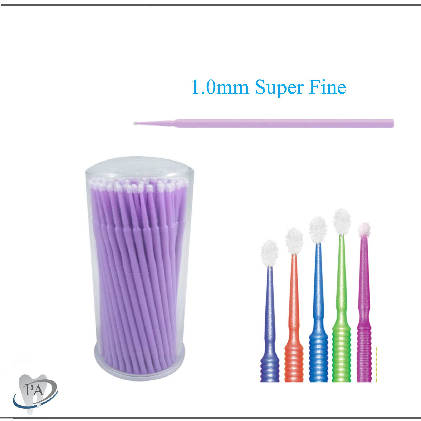 400pcs micro applicator tips micro brush Regular/Fine/Ultra /Super dental Beauty
