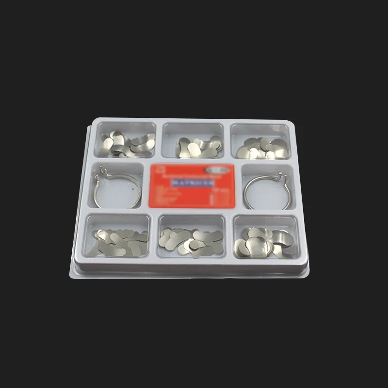 Dental Sectional Matrix Band Contoured System Metal Resin Clamping No1.398/1.330