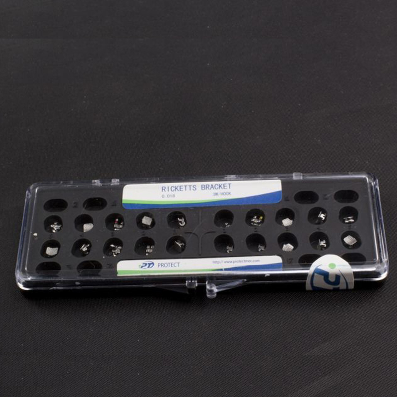 CE FDA Certified Dental Orthodontic Ricketts Bracket 0.018 Mental 20pcs/pack US