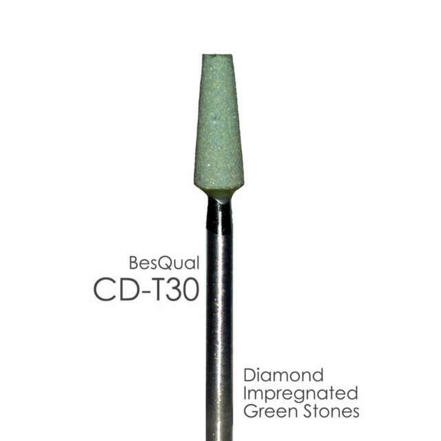 Zirconia – Diamond Impregnated Green Mounted Stones – All Sizes