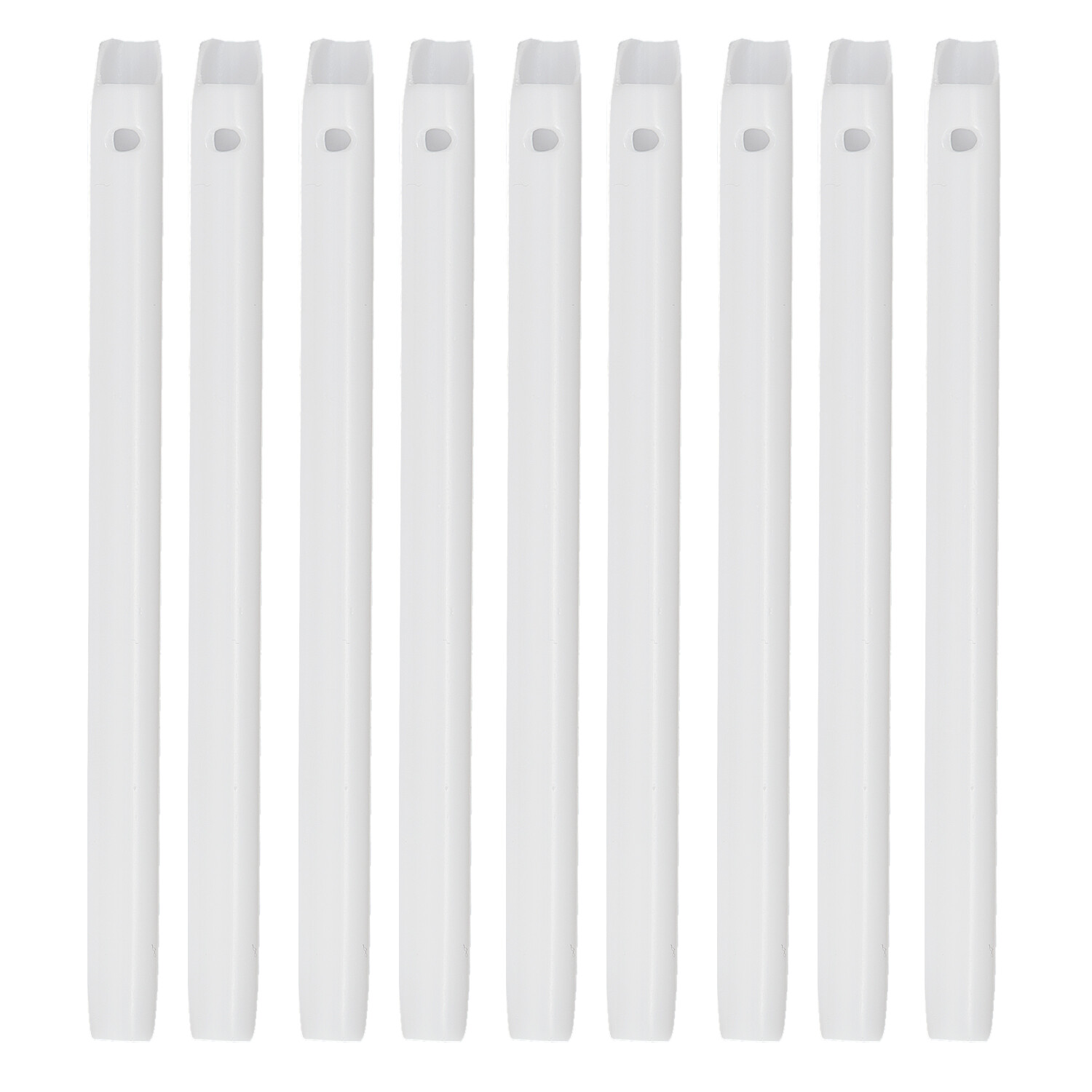 JMU Disposable Dental HVE Tips High Volume Evacuator Suction Tips Vented White