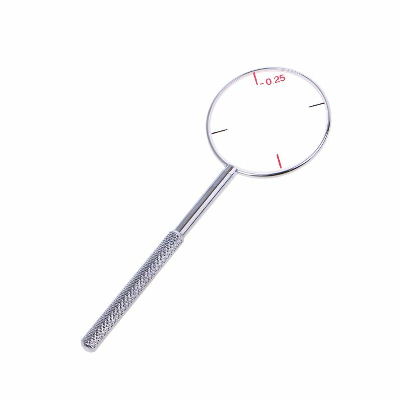 2 pcs Optometry 0.25/0.50 Trial Jackson Cross Cylinder Diopters Tool Lens