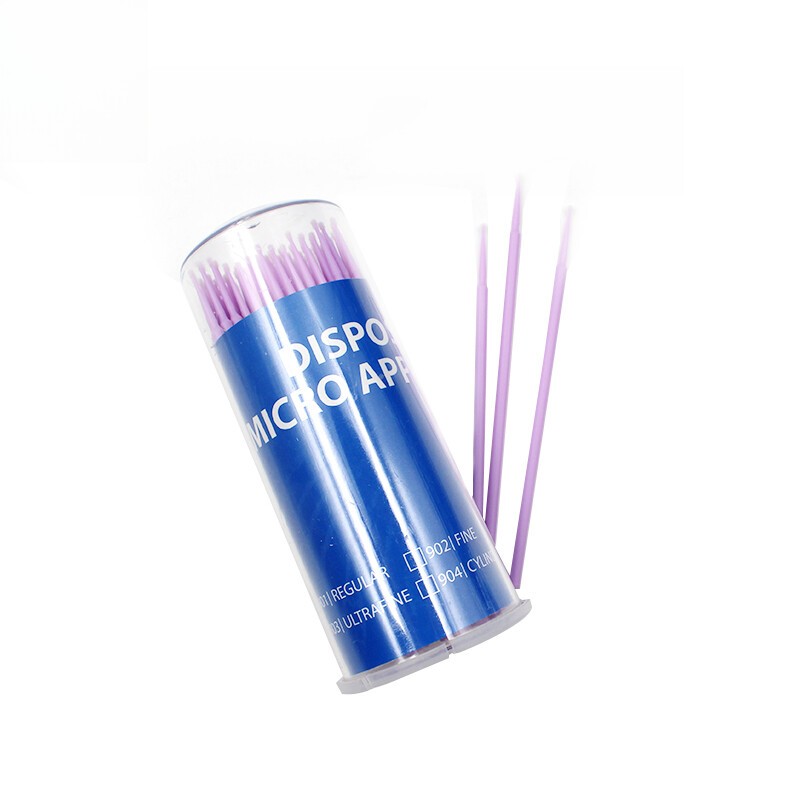 100Pcs/Box Dental Material Disposable Micro Brushes Applicators Micro Applicator