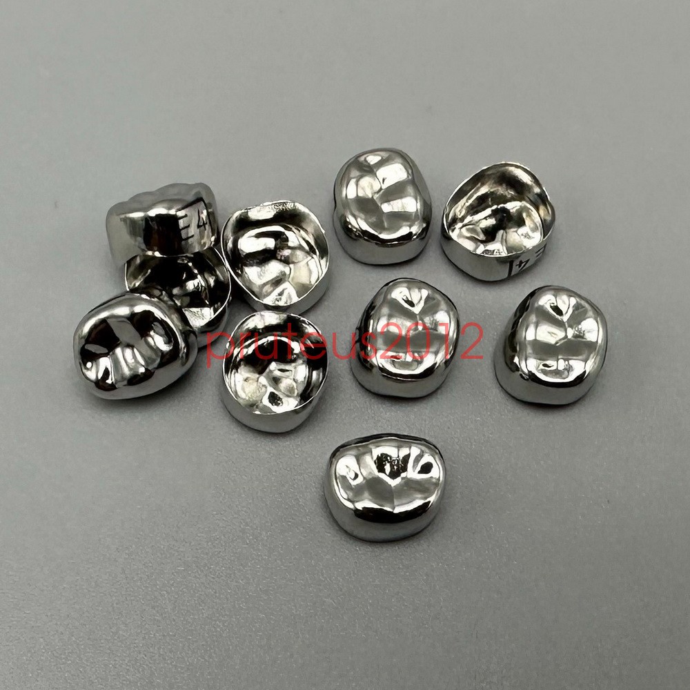 Dental Stainless Steel Primary Pediatric Pedo Molar Crowns Baby Kids Teeth Crown