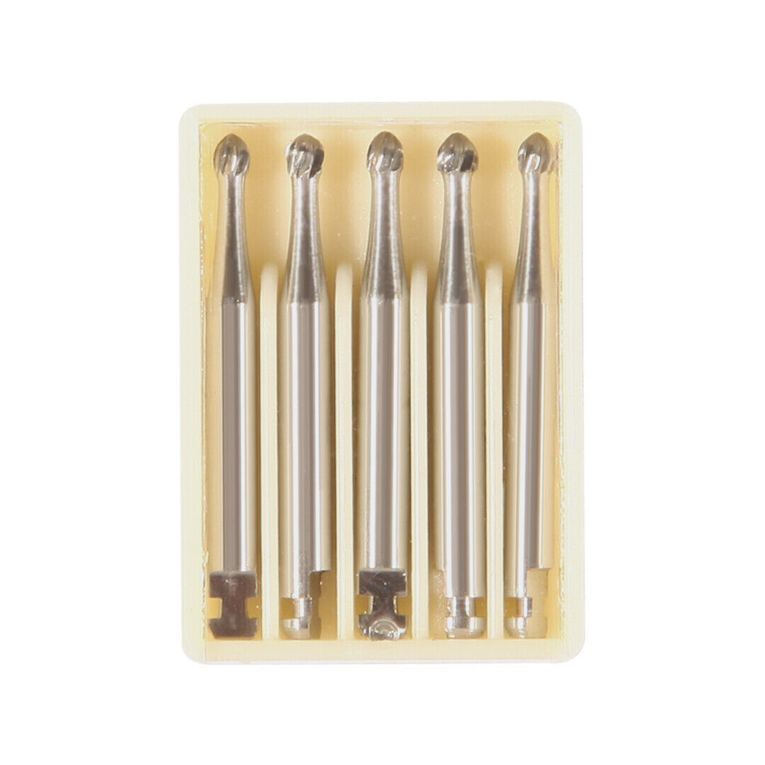 5Pcs/Pack Dental Tungsten Steel Carbide Handpiece Bur Fit Low Speed Contra Angle