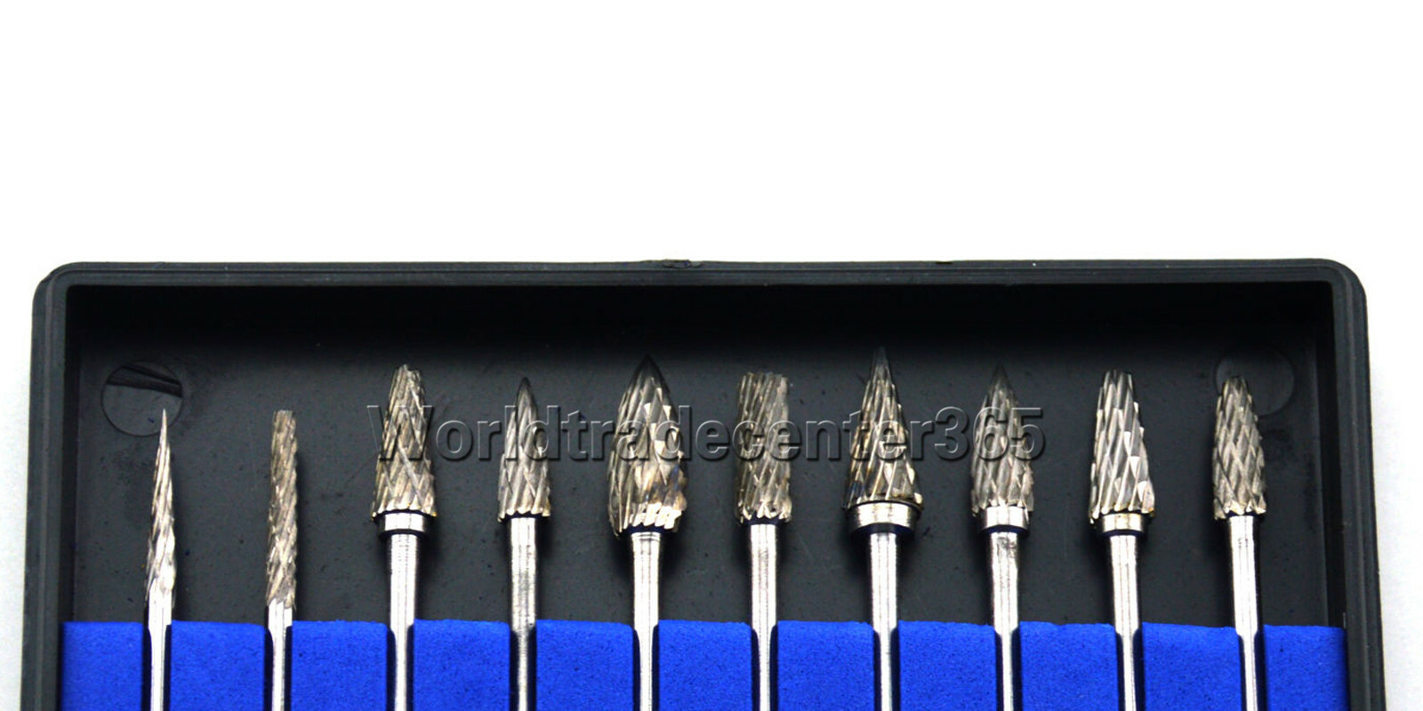 Dental Lab Polishing Bur Drills Tungsten Steel Carbide Burs Burrs 2.35MM 6 Types