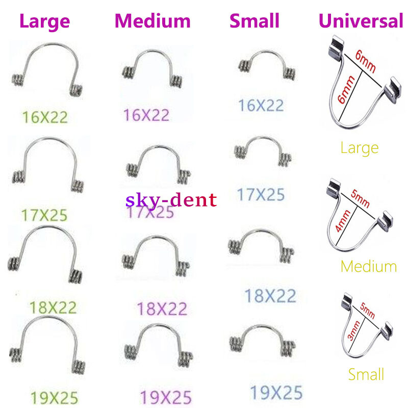 Dental Orthodontic Torquing Torque Spring Rectangular Anterior Teeth Wires L/M/S