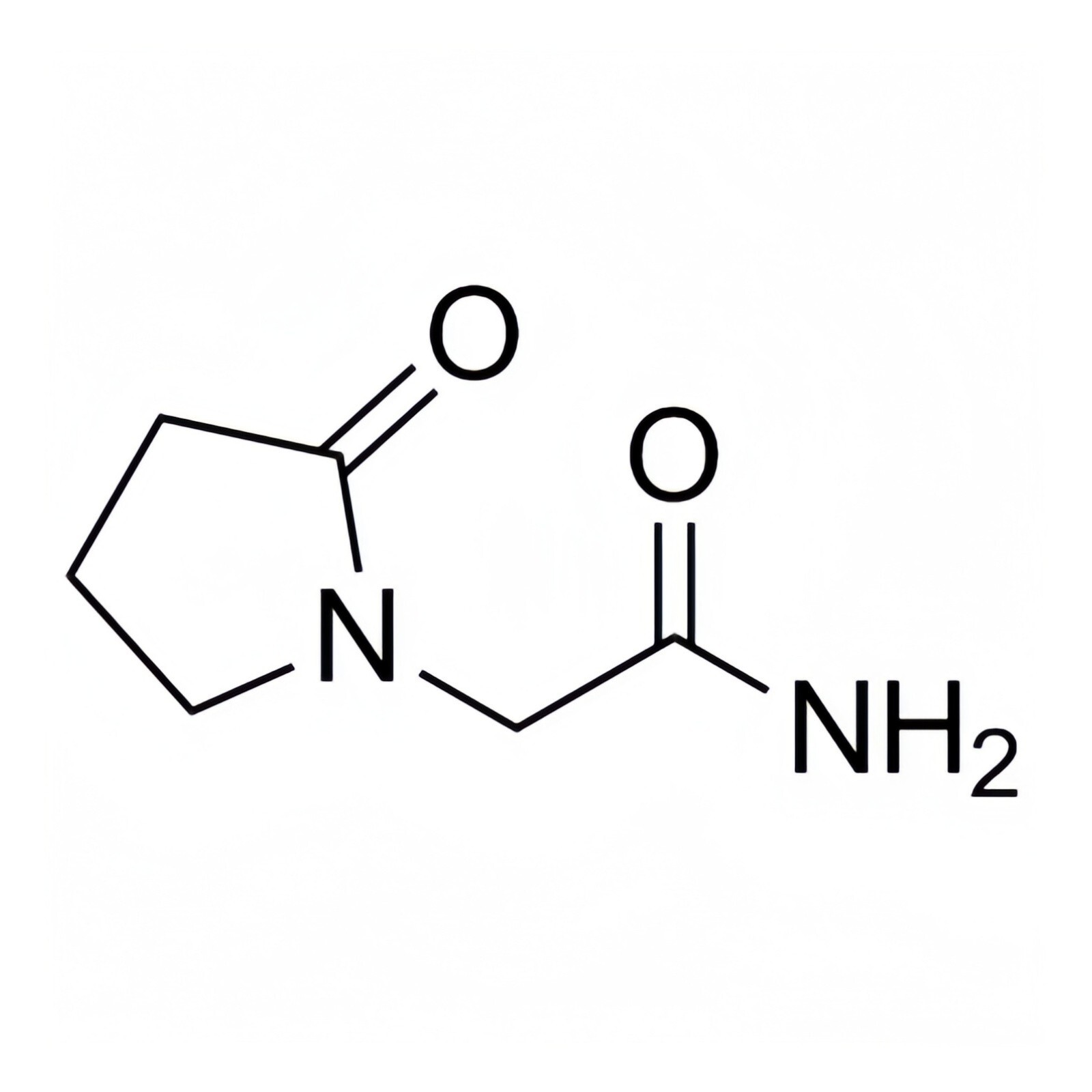 Piracetam, Raw Powder, Purity 99% Min, 1000 Grams, CAS 7491-74-9