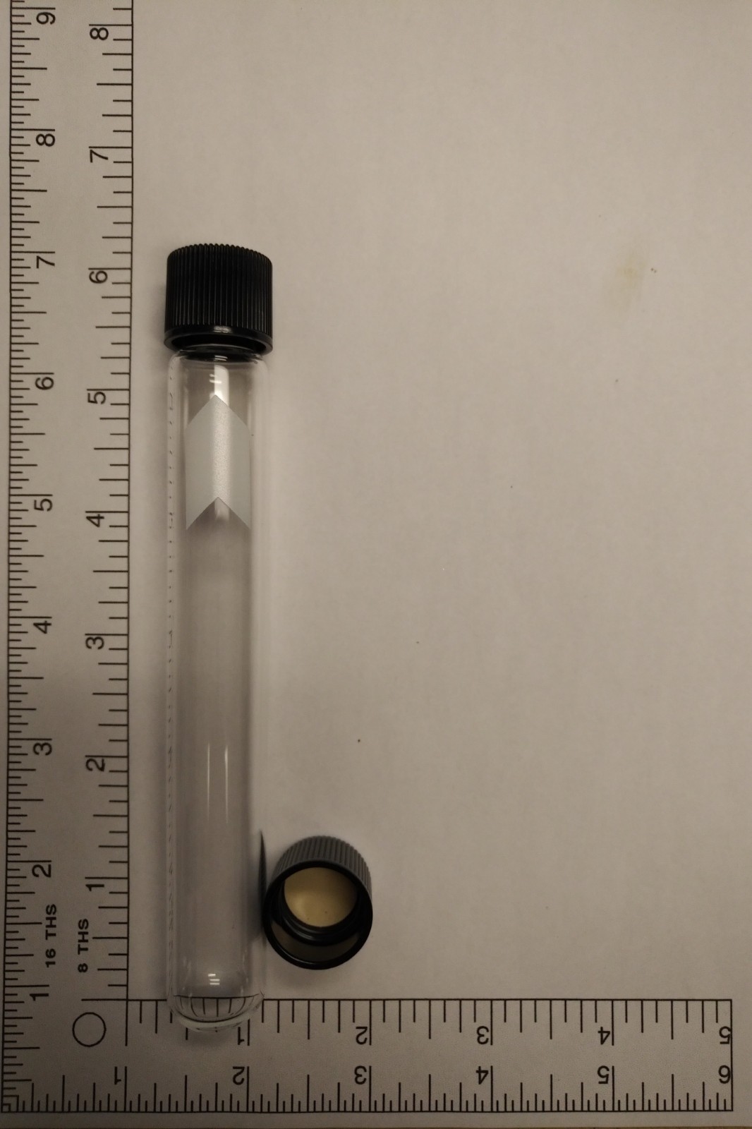 25 count Glass test tubes with cork stoppers/caps