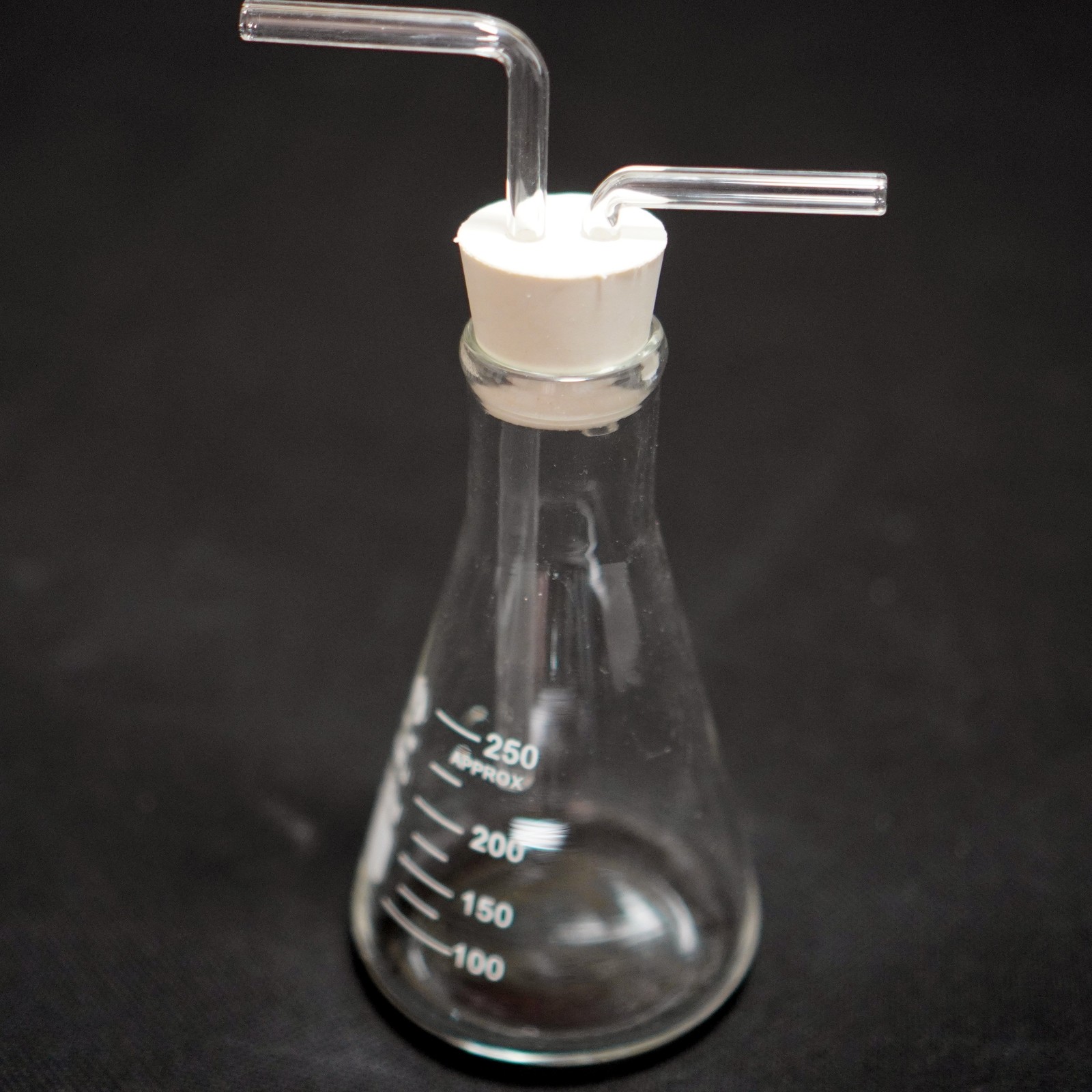 1000 ml lab glass erlenmeyer gas washing bottle wash bottle lab glassware
