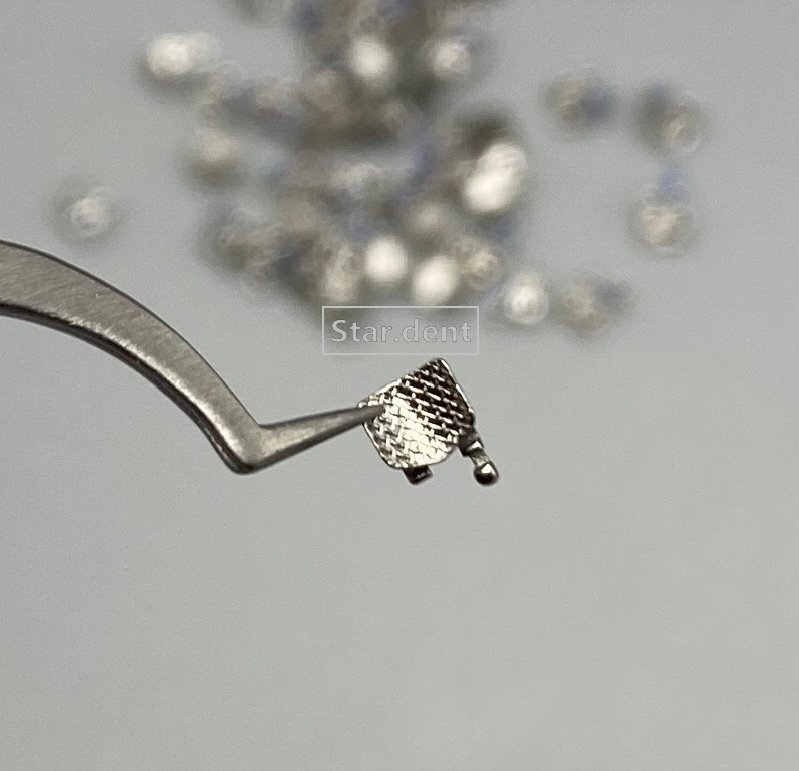 50pcs Dental Orthodontic Brackets metal Braces Mini Roth Slot 022 345 hooks Bulk