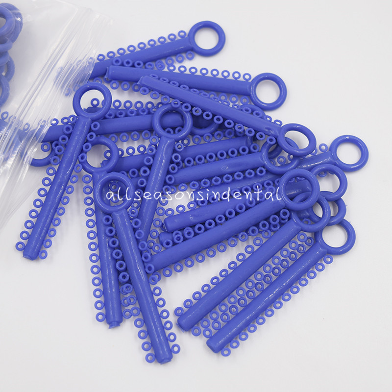 1040 Pcs/Bag Orthodontic Dental Elastic Braces Rubber Ligature Ties 37 Colors