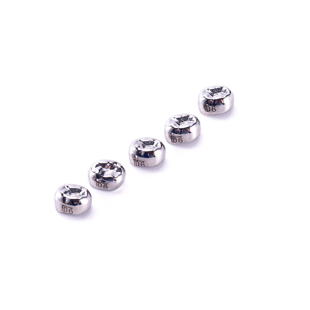 Pediatric Stainless Steel Primary Molar Crowns 5/48/96pc Dental Kids Restoration