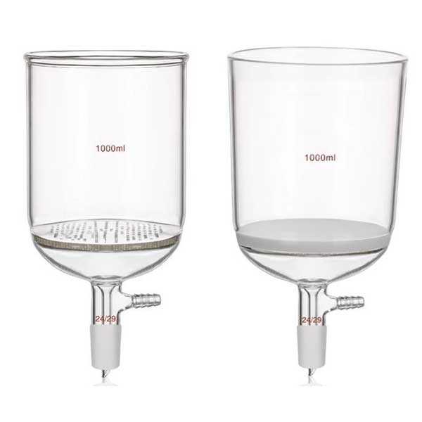 30ml – 2000ml Glass Porous Filters Funnel Sand Core Filter Suction Funnels ca