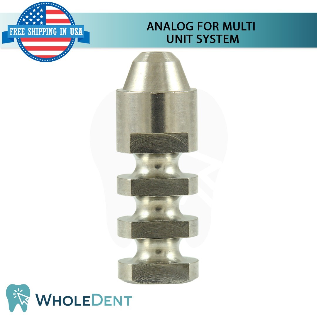 10x Analog For Straight And Angulated Multi Unit 1.6mm Abutment Dental