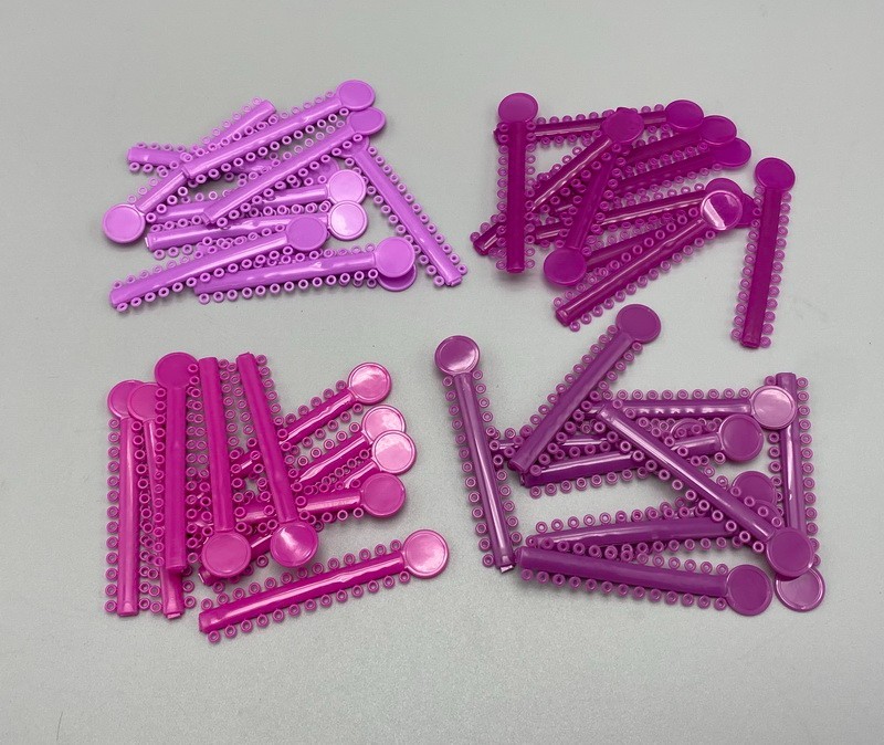1 bag Dental Orthodontic Elastic Ligature Ties for Brackets Brace Rubber Bands