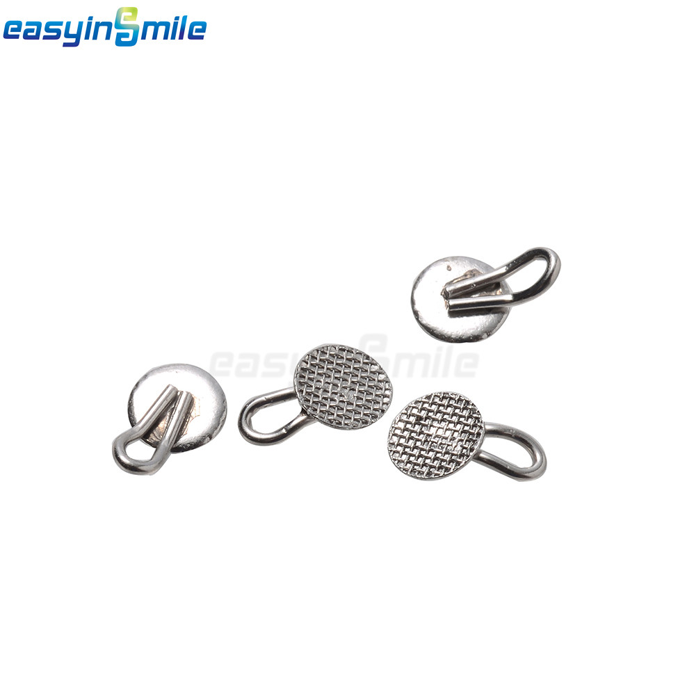 10Pcs/Bag Dental Orthodontic Traction Hook Bondable 3mm Round Type Caplin Hooks