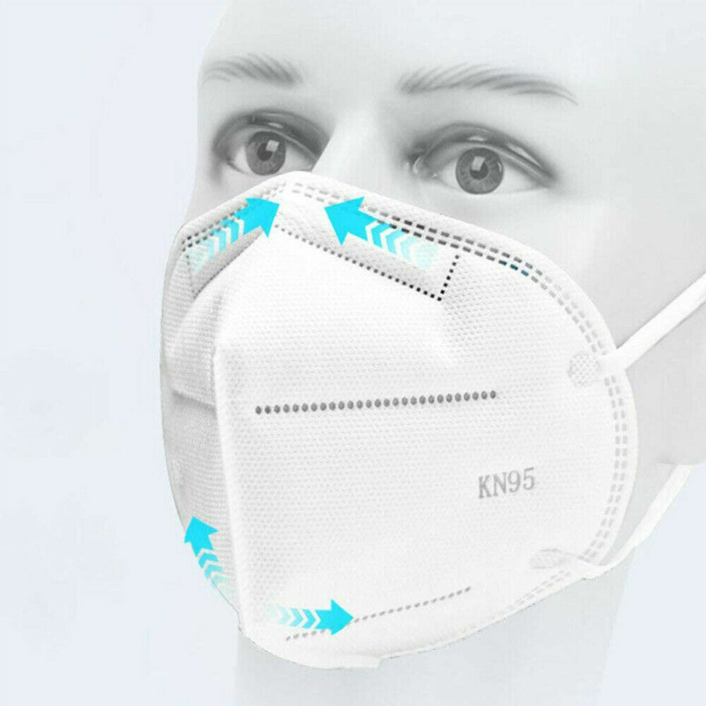 10/50/100/200 PCS KN95 Protective 5 Layer Face Mask Disposable Respirator KN95