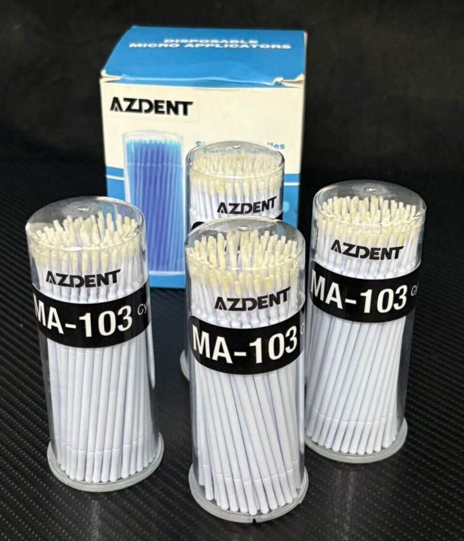 400-Pack Azdent Disposable Microbrush Mascara Wands Applicator for Eyelashes