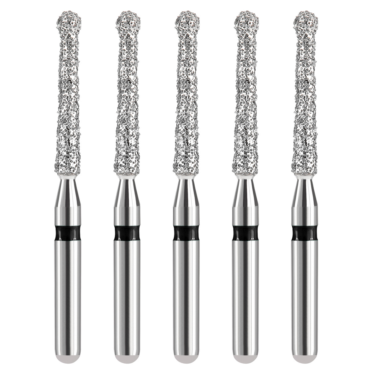 Dental Diamond Burs FG Round End Taper Super Coarse Fine Grit High Speed