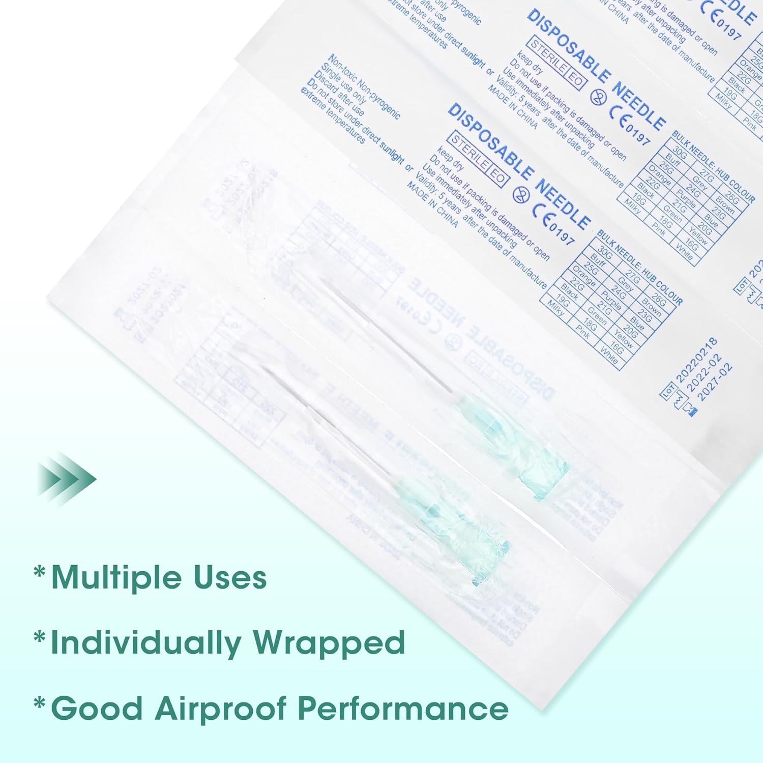 32 Gauge 0.16 Inch Disposable Needles with Caps – Luer Lock Lab Dispensing Acces