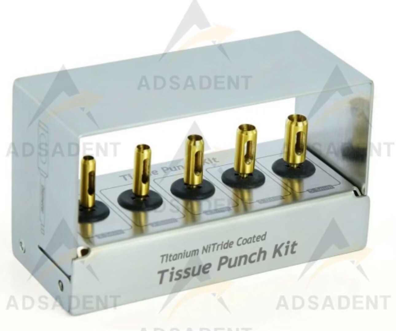 5 Pcs Dental Implant Tissue Punch Kit set Surgical Surgery With Box Holder CE