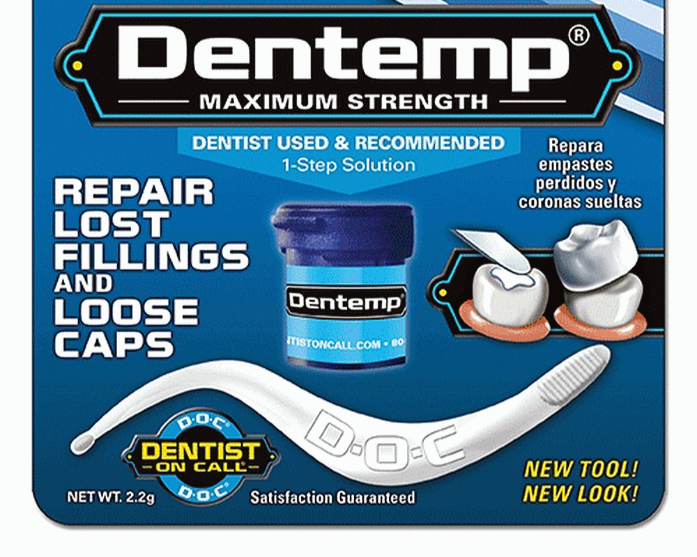 DENTAL REPAIR CEMENT Kit Cavity filling Crown Loose Cap tooth DENTEMP