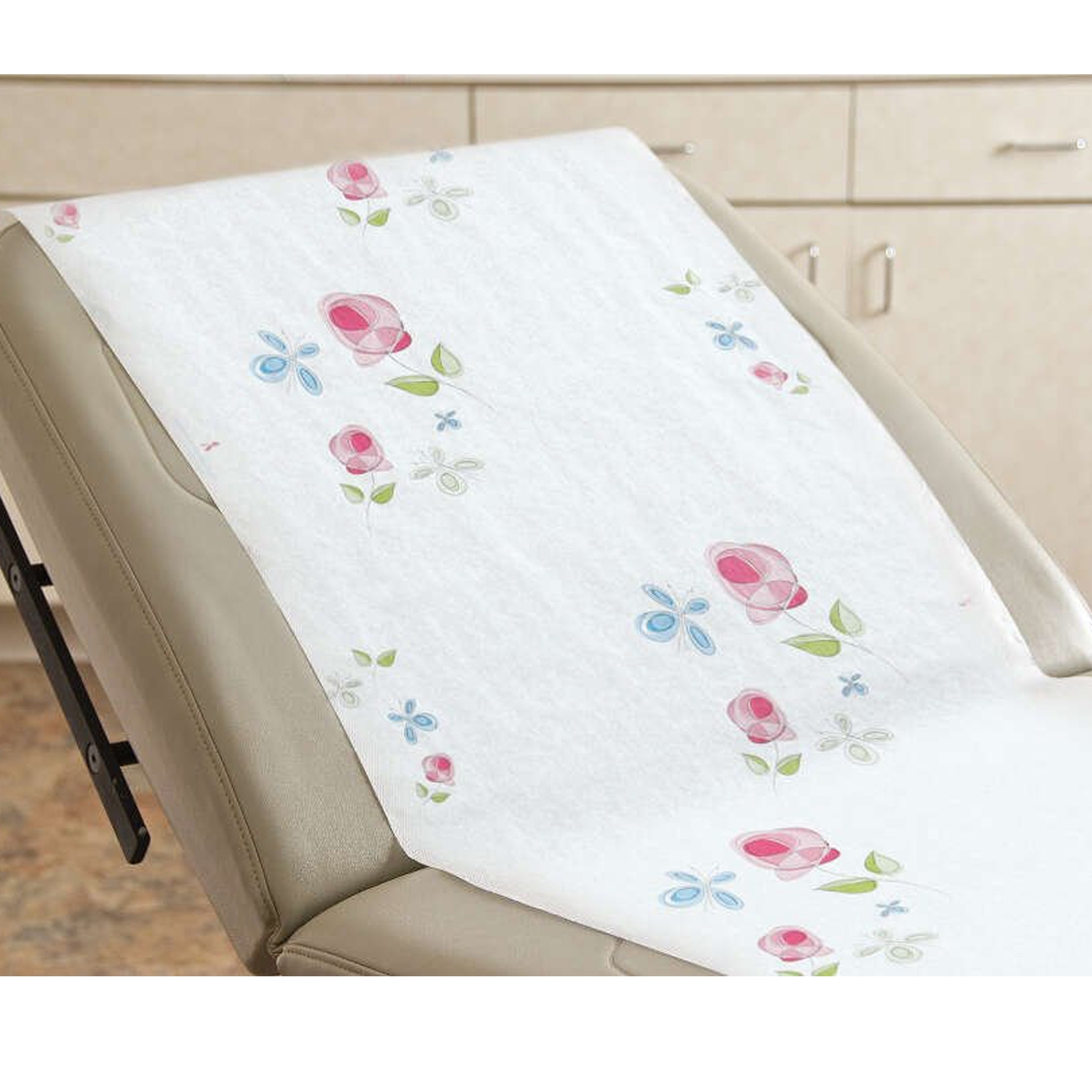 Rose Garden Table Paper Roses Smooth 21” W x 225′ L Pediatric 1 Rolls