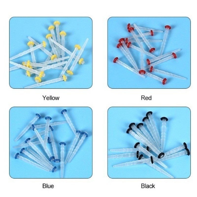 200 Pcs Dental Fiber Post Glass Quartz Teeth Restorative 1.2 1.4 1.6 1.8mm Posts