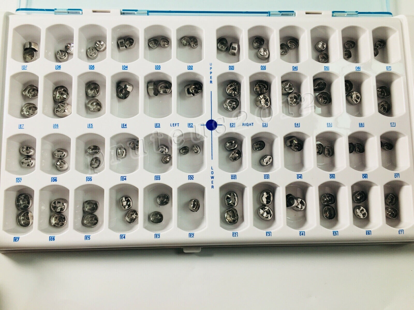 48 ASSORTED PRIMARY MOLAR STAINLESS STEEL CROWNS – COMPLETE KIT