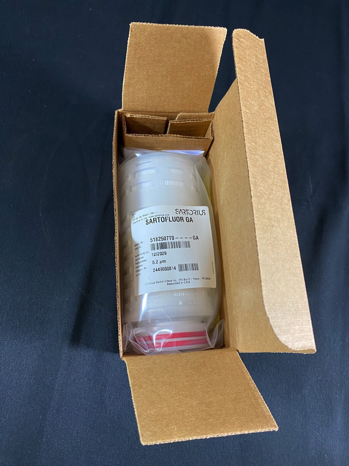 SARTORIUS 0.2µm 5″ SI Sartofluor GA Filtration Cartridge 5182507T0 GA (1/Pack)