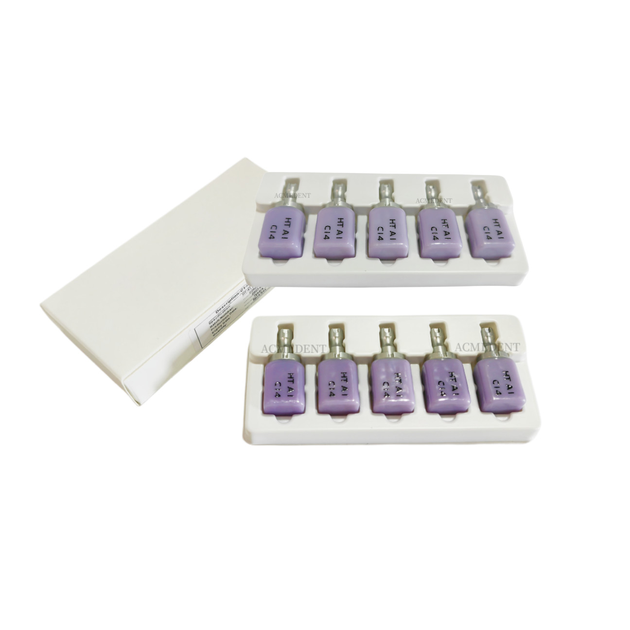 2Boxes Dental HT A1 C14 Blocks Glass Ceramic CAD CAM Lithium Block Chairside