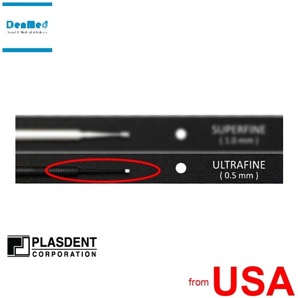 PLASDENT MAXMICRO Applicators-#600-UF-11-0.5Mm Ultra-Fine-Color: B 001-600-UF-11