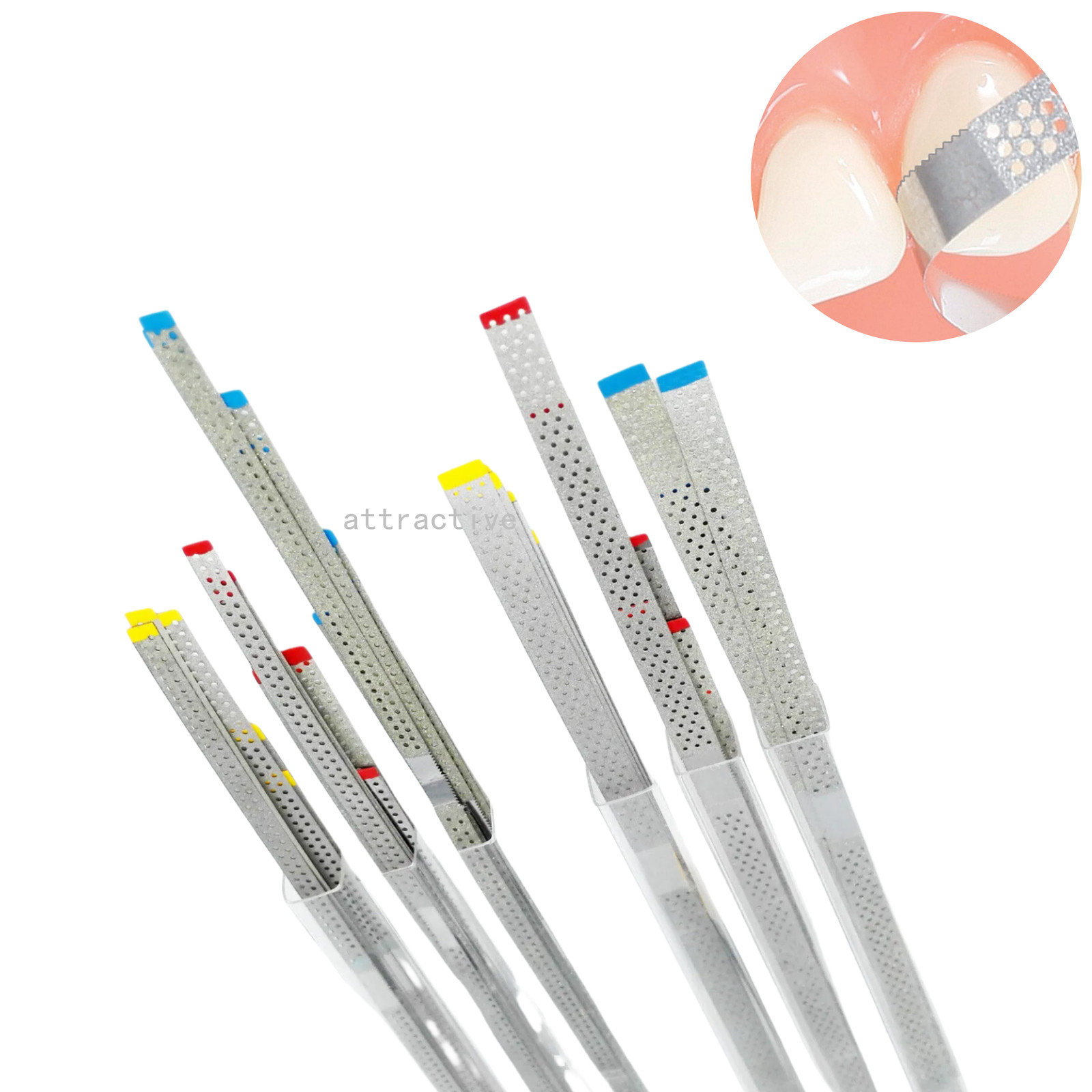Dental Saw Diamond Polishing Finishing Strips Orthodontic IPR Strip Fine Medium