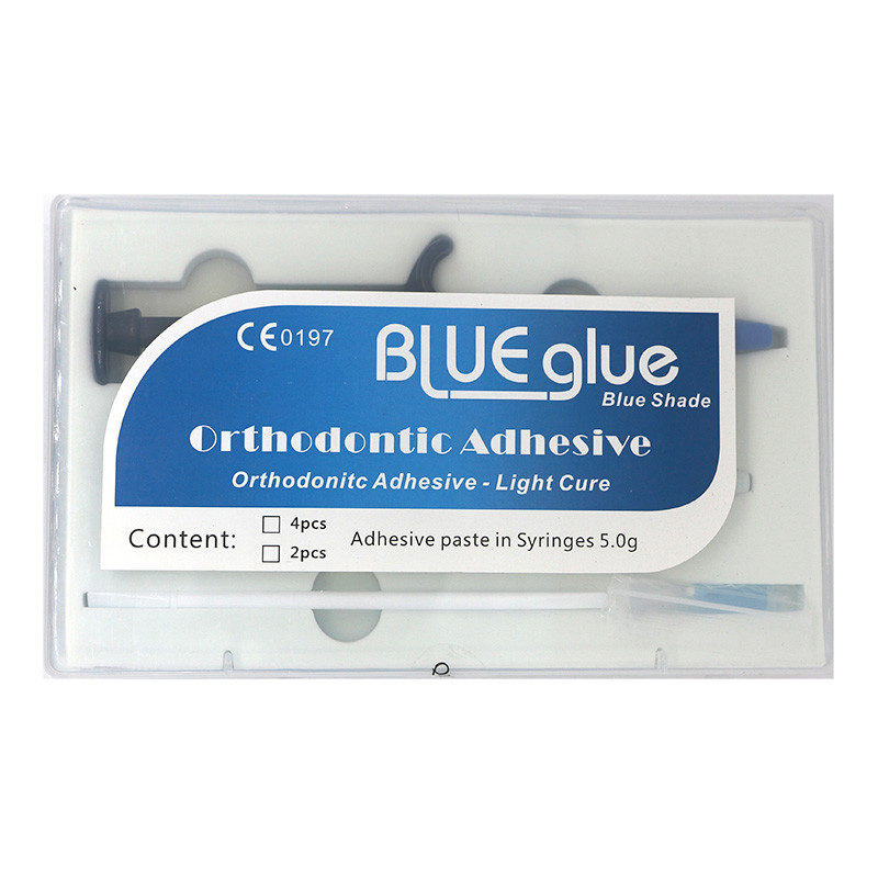 Dental Orthodontic Blue Glue Adhesive-Light Cure Adhesive paste in syinges US