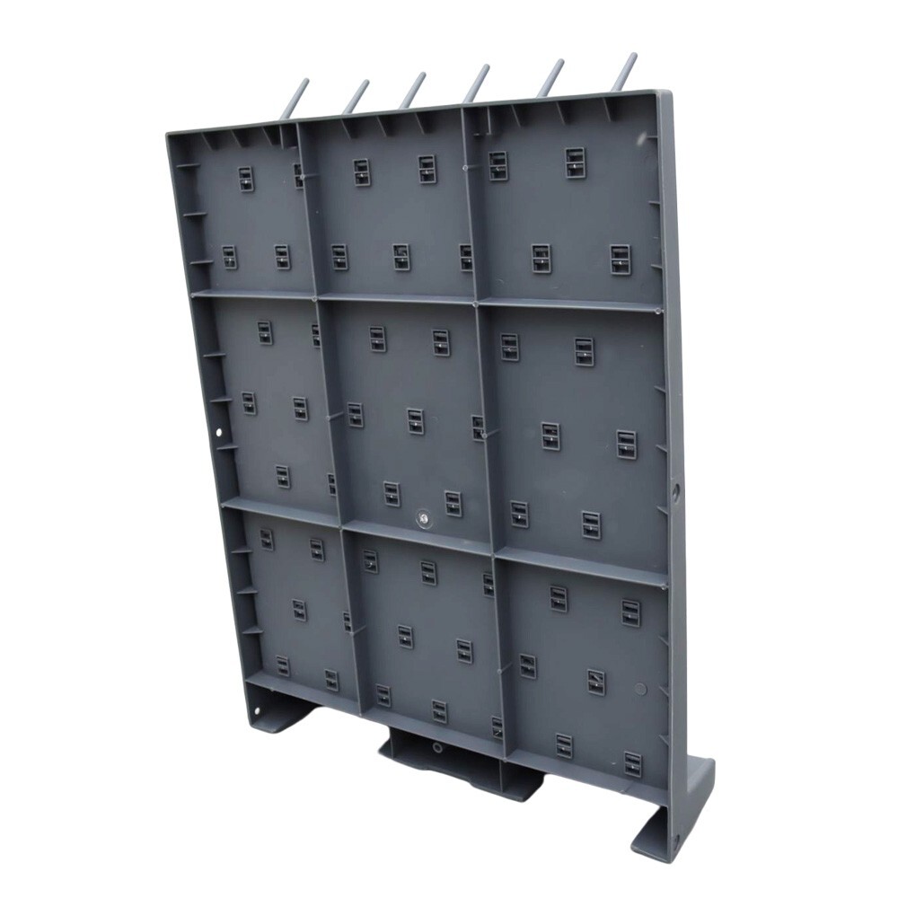 Desk/Wall-Mount 52-Pegs Detachable Flask/Test Tube Drying Rack Lab Supply