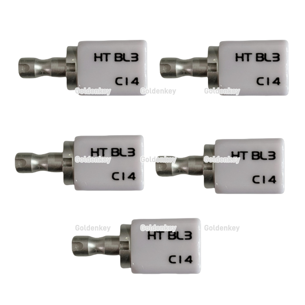 High Transparency Dental Glass Ceramic Liithium Disslicate Blocks C14 CAD