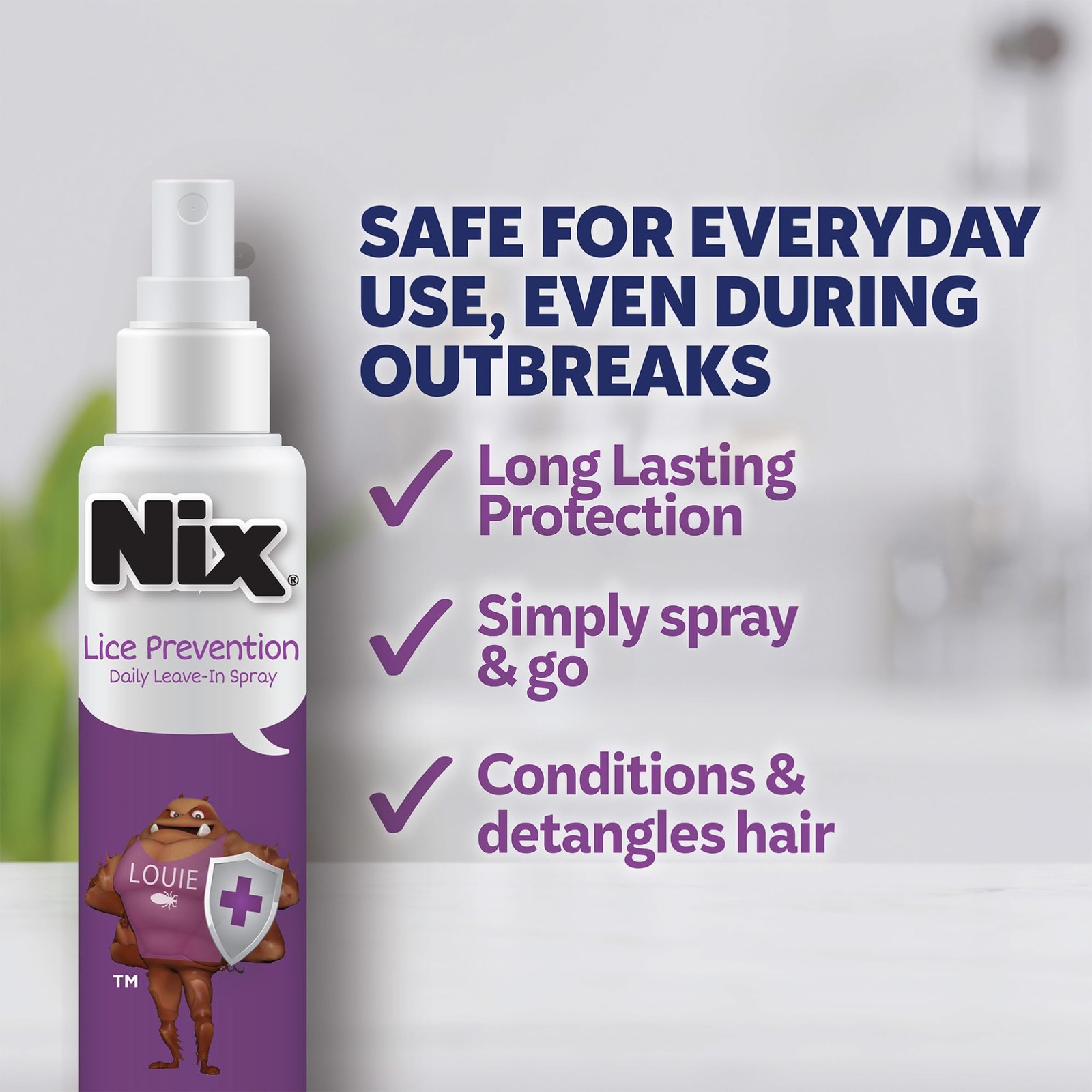Nix Ultra All-In-One Treatment Prevention Kit 4 Fl Oz Shampoo Comb And 6 Fl Oz