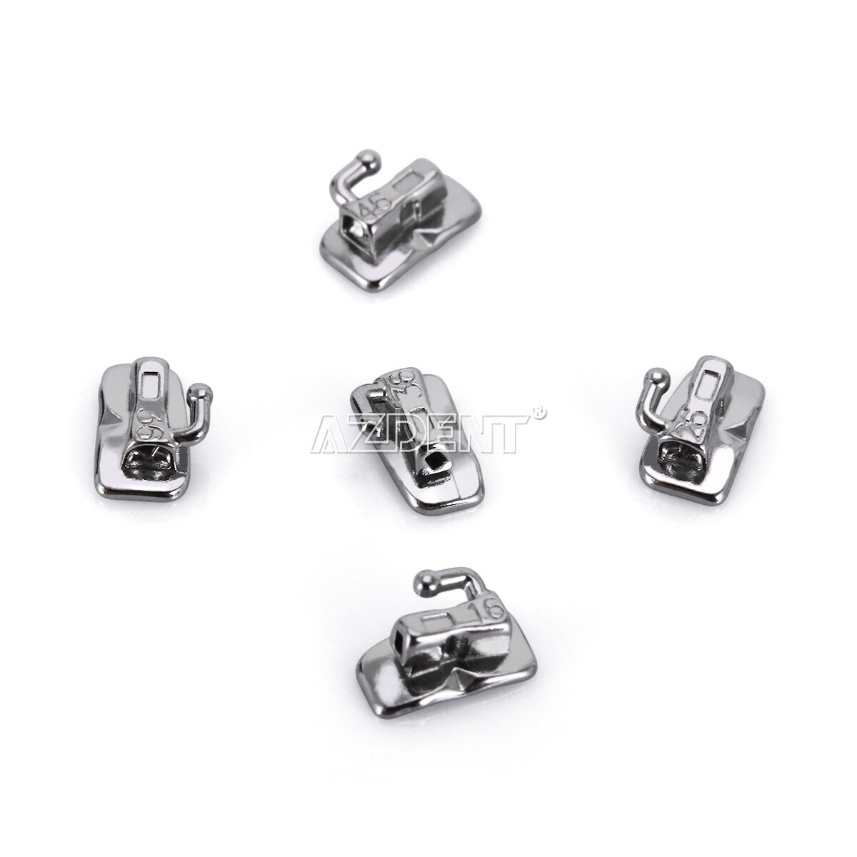 50Set AZDENT Dental ortodoncia tubo bucal unible monobloque no Conv MBT/Roth 022