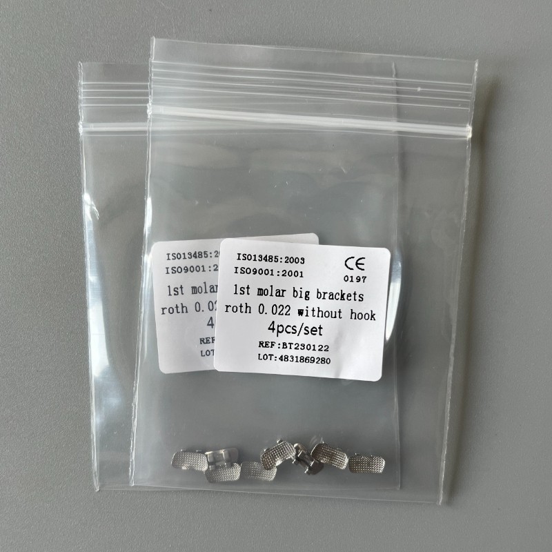 10Sets Dental Orthodontic 1st Molar Wide Big Brackets Roth 022 Without hooks