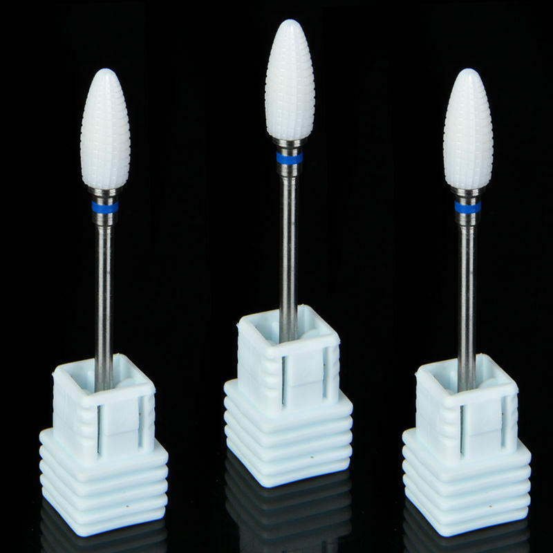 Zirconia Ceramic Burs Bullet Shape Dental Spiral Cut for Micro Motor Polisher